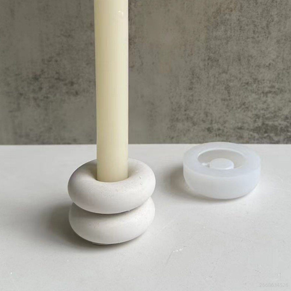 Circular Donut Candle Holder S - Donut Mold Silicone บทวิจารณ์และราคา