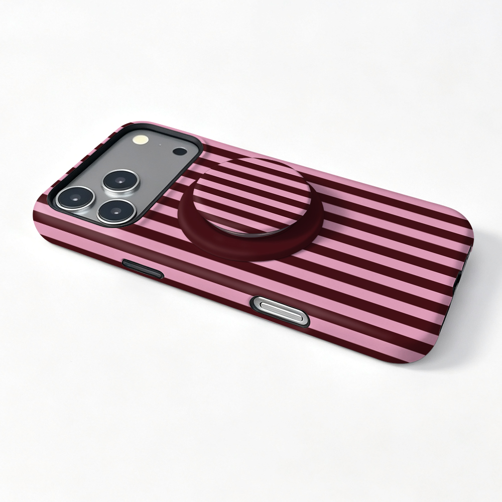 Striped Magnetic Case For iPho - Taco Stand Holder บทวิจารณ์และราคา