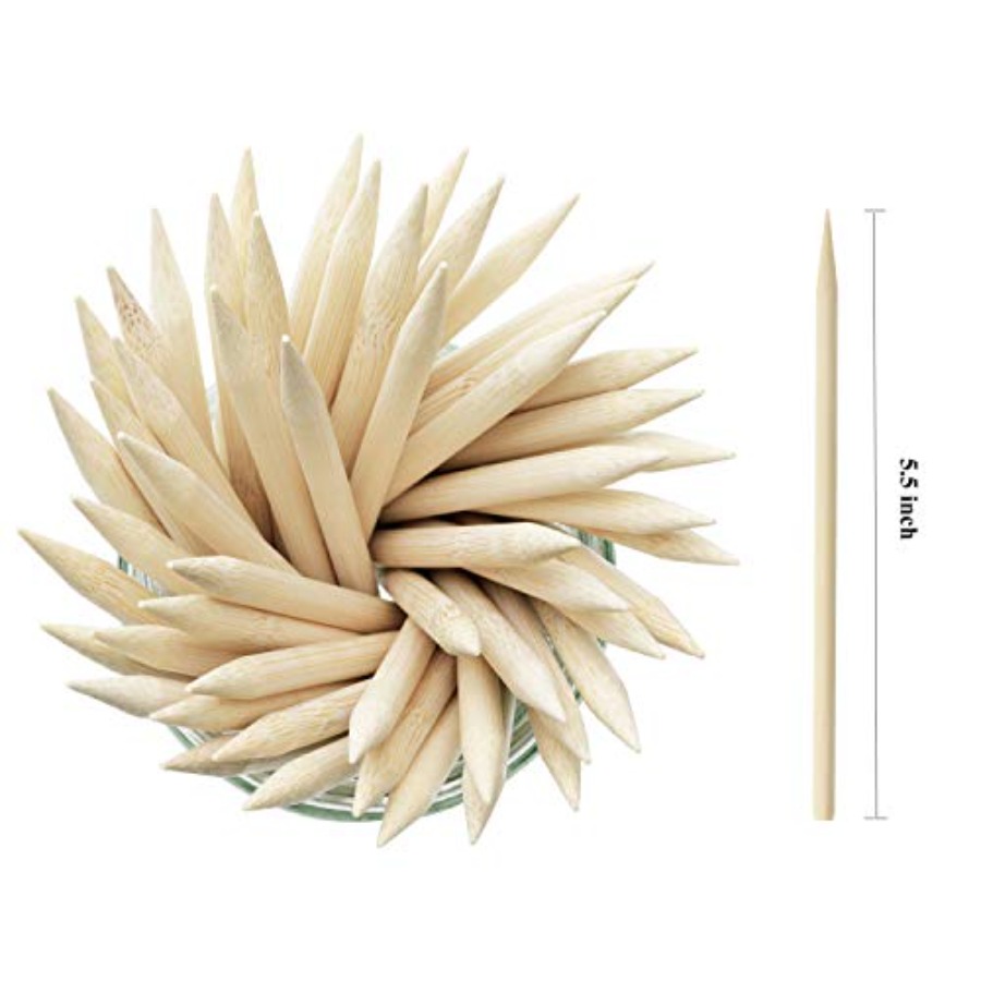 5.5 inch Thick Bamboo Sticks f - Corn Dog Stick บทวิจารณ์และราคา